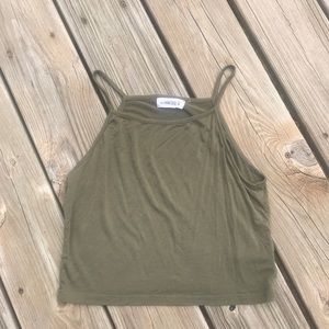 Super cute green halter tank⚡️